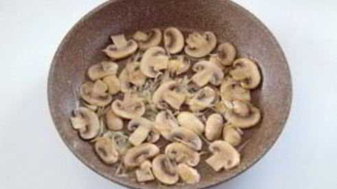 яичница с грибами