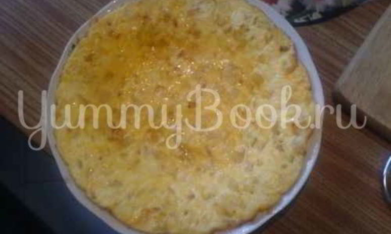 Рецепт яичницы с сыром, луком и чесноком