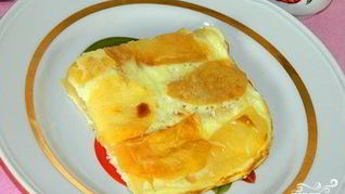 Яичница с яблоками