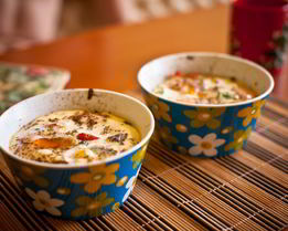 Яичница с заправками