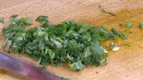 яичница со сладким перцем, луком и помидорами