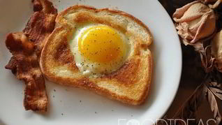 Яичница в хлебе