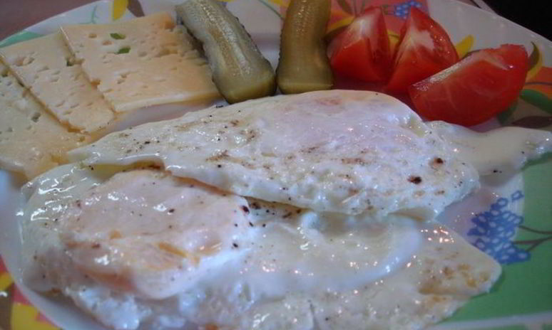 Рецепт яиц жаренных в мешочек