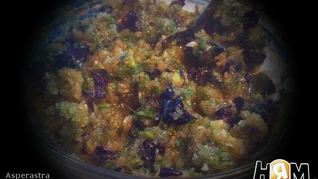 Закуска из алычи с базиликом и чесноком