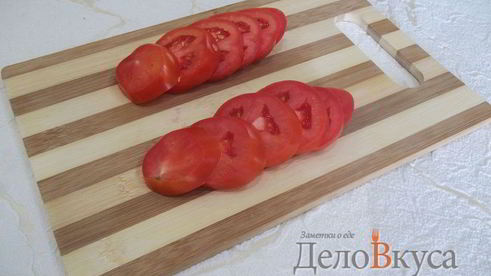 закуска из баклажан и помидоров с чесноком