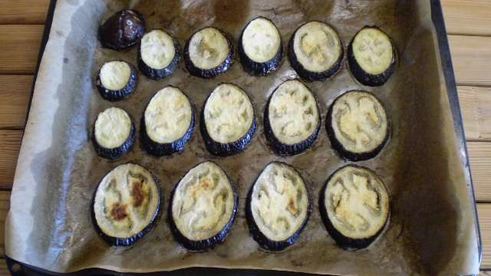 закуска из баклажанов павлиний хвост