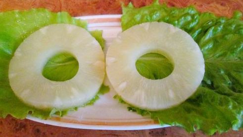 закуска из крабовых палочек островок