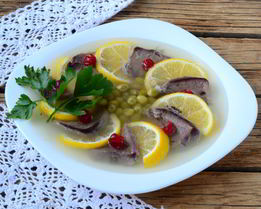 Заливное из языка