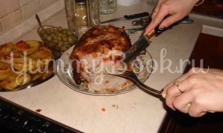 Рецепт запеченой свинины, маринованой в кефире