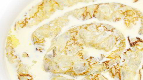 блинная улитка с грибным жюльеном