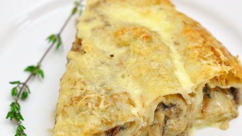 блинная улитка с грибным жюльеном