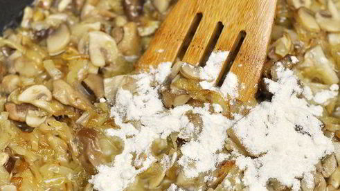 блинная улитка с грибным жюльеном