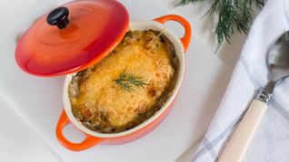 Грибной жульен из шампиньонов