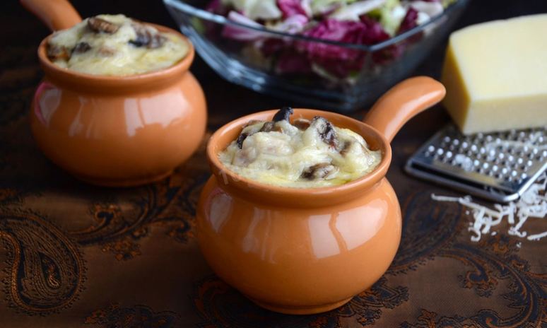 Рецепт классического жульена с курицей и грибами