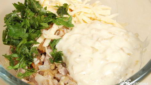 помидоры, запеченные с жюльеном