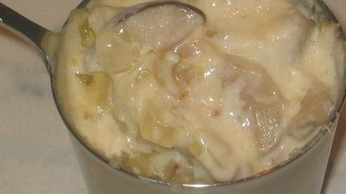 сливочный жульен из белых грибов без муки