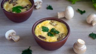 Жульен из шампиньонов классический