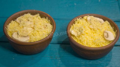 жульен из шампиньонов классический