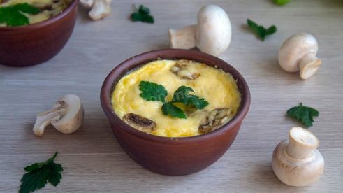 жульен из шампиньонов классический