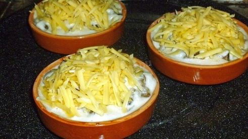 жульен с грибами и сметаной