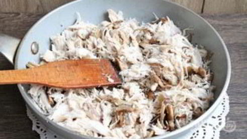 жульен с курицей