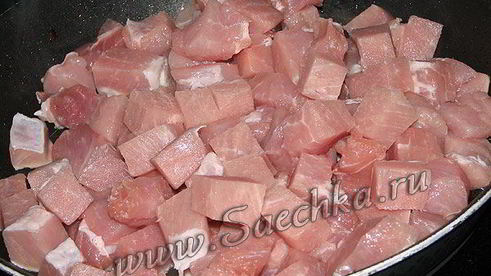 жульен со свининой