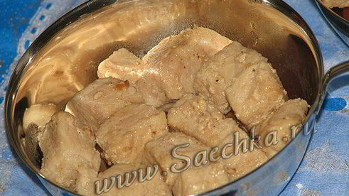 жульен со свининой