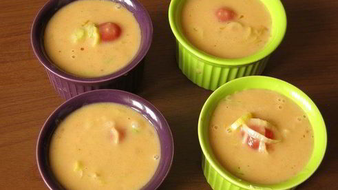 жульен том ям с крабовыми палочками