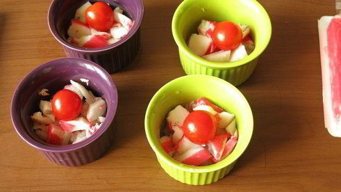 жульен том ям с крабовыми палочками