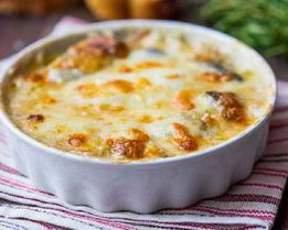 Жюльен из курицы и грибов