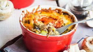 Жюльен по-деревенски с картофелем