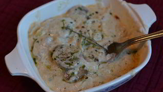 Жюльен с грибами