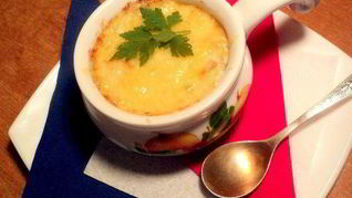 Жюльен с курицей и шампиньонами