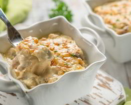 Жюльен с соусом бешамель