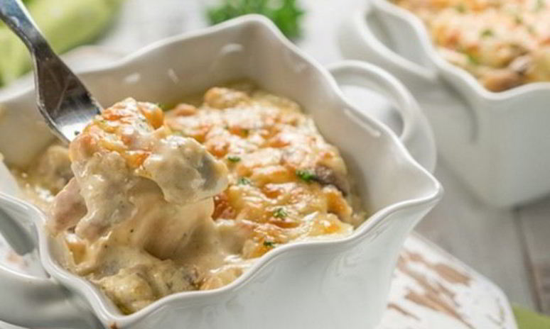 Рецепт жюльена с соусом бешамель