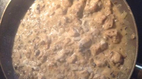 жюльен в грибных шляпках